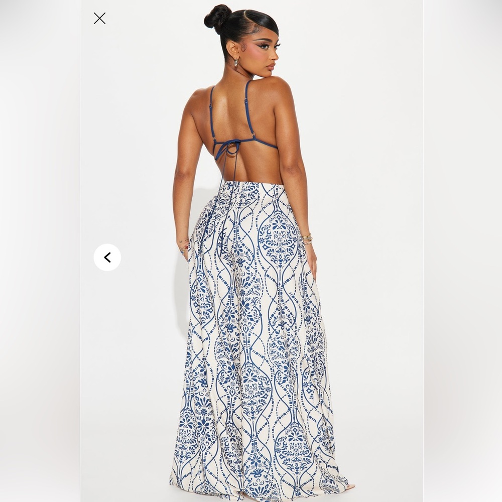 Caribbean vacation jumpsuit - Picture 2 of 2